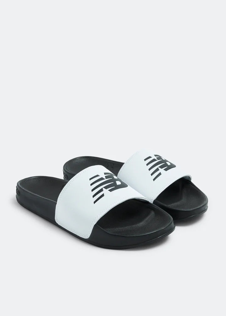 New Balance 200 Slide White Black
