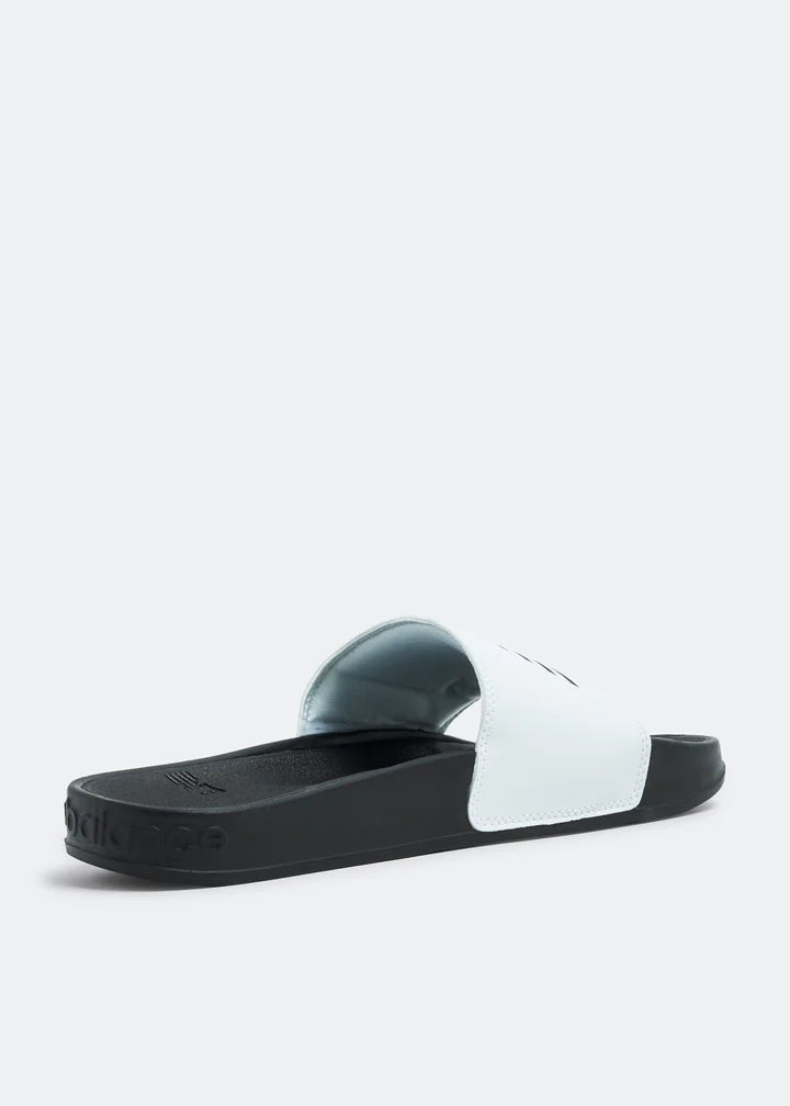 New Balance 200 Slide White Black