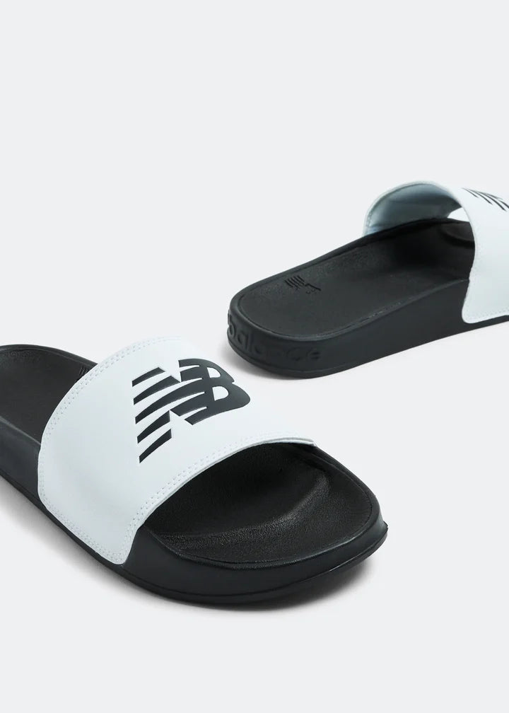 New Balance 200 Slide White Black