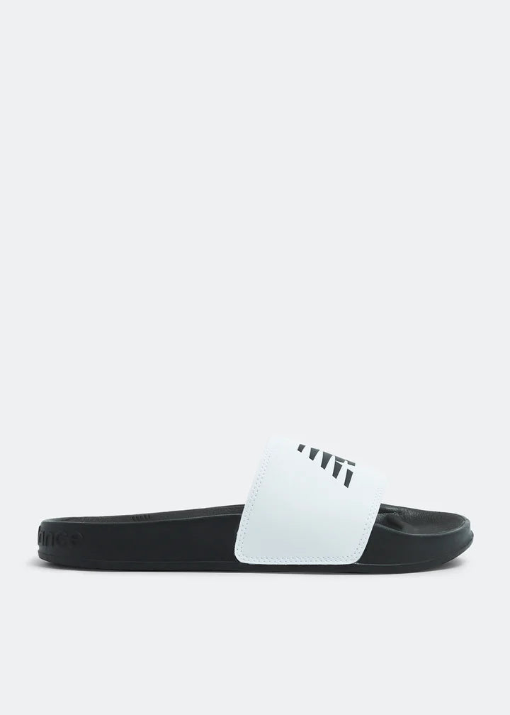New Balance 200 Slide White Black